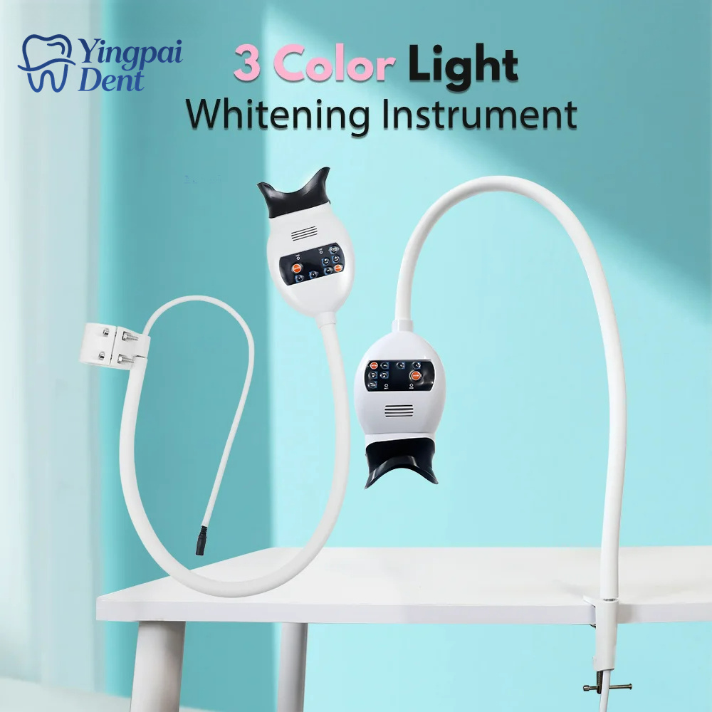 Teeth Whitening Bleach - Adjustable 3 Colors LED Teeth Whitening