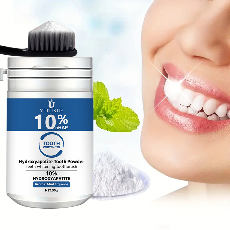 YUTIKUE 10% nHAP Tooth Powder  - Teeth Whitening Bleach recension och pris