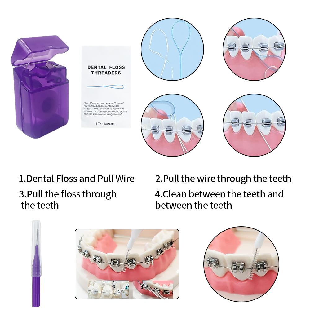 8Pcs/set Orthodontic Dental Ca - Teeth Whitening For Braces recension och pris