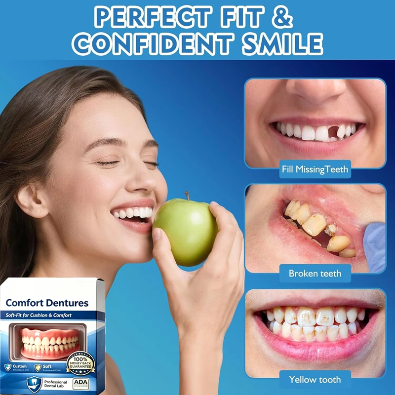 Full Set Silicone Dentures Upp - Teeth Whitening Instant recension och pris