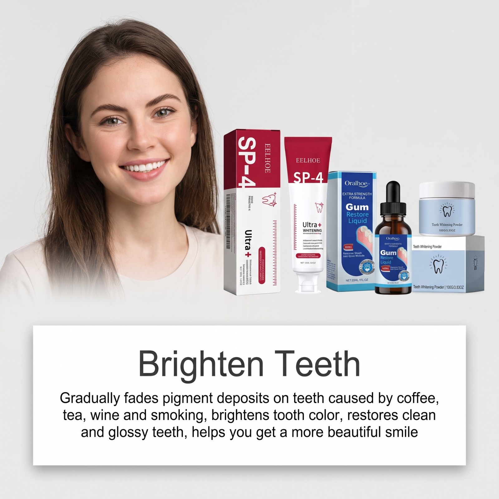 Oral Care Combo Set Whitening  - Teeth Whitening Q&M recension och pris