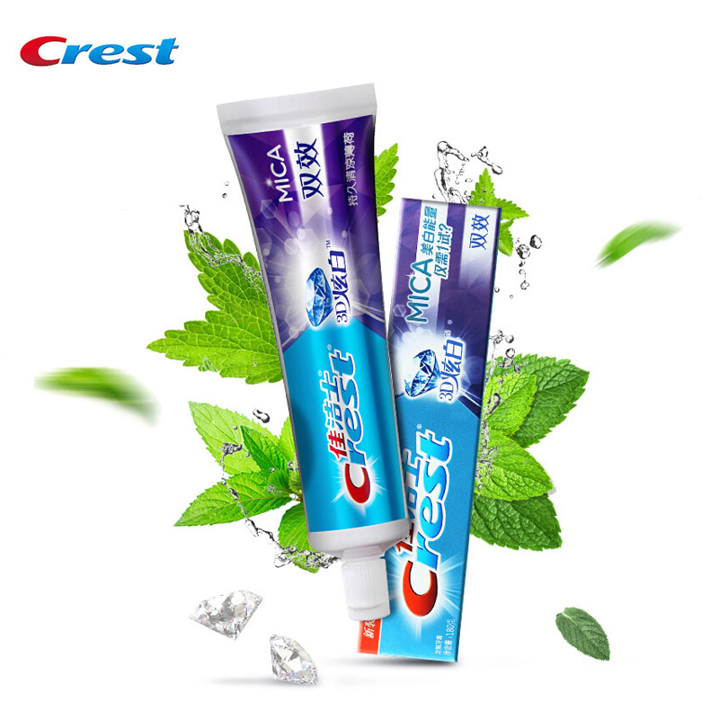 Crest 3D MICA Toothpaste Fluor - Teeth Paint Whitening recension och pris