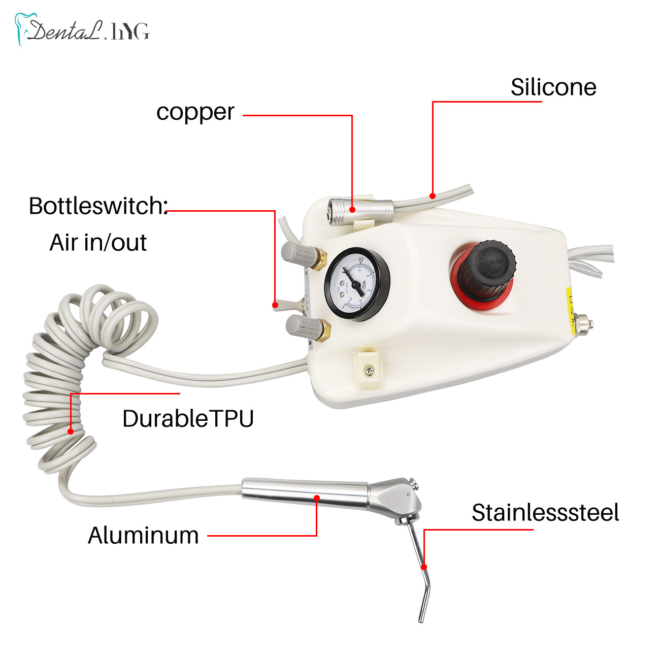 Portable Dental Air Turbine Un - Teeth Whitening That Works recension och pris