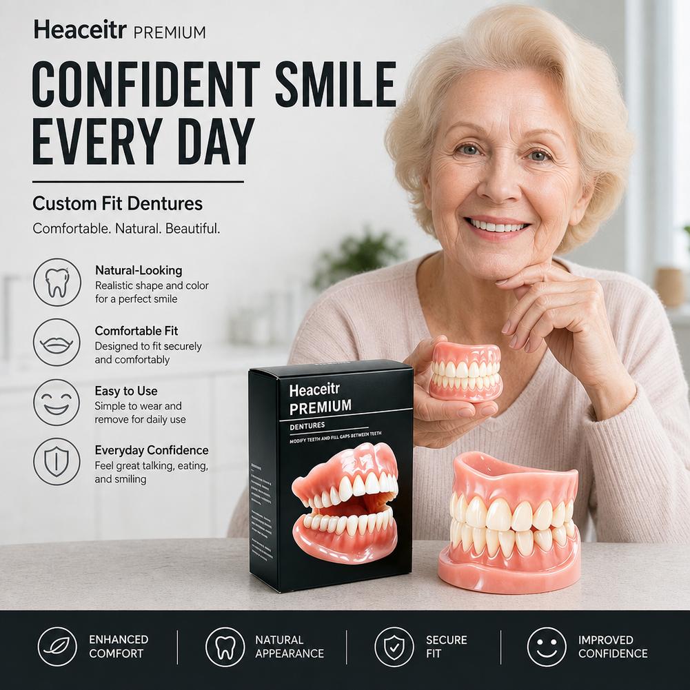 Adult Silicone Dentures Full S - Teeth Whitening Instant recension och pris