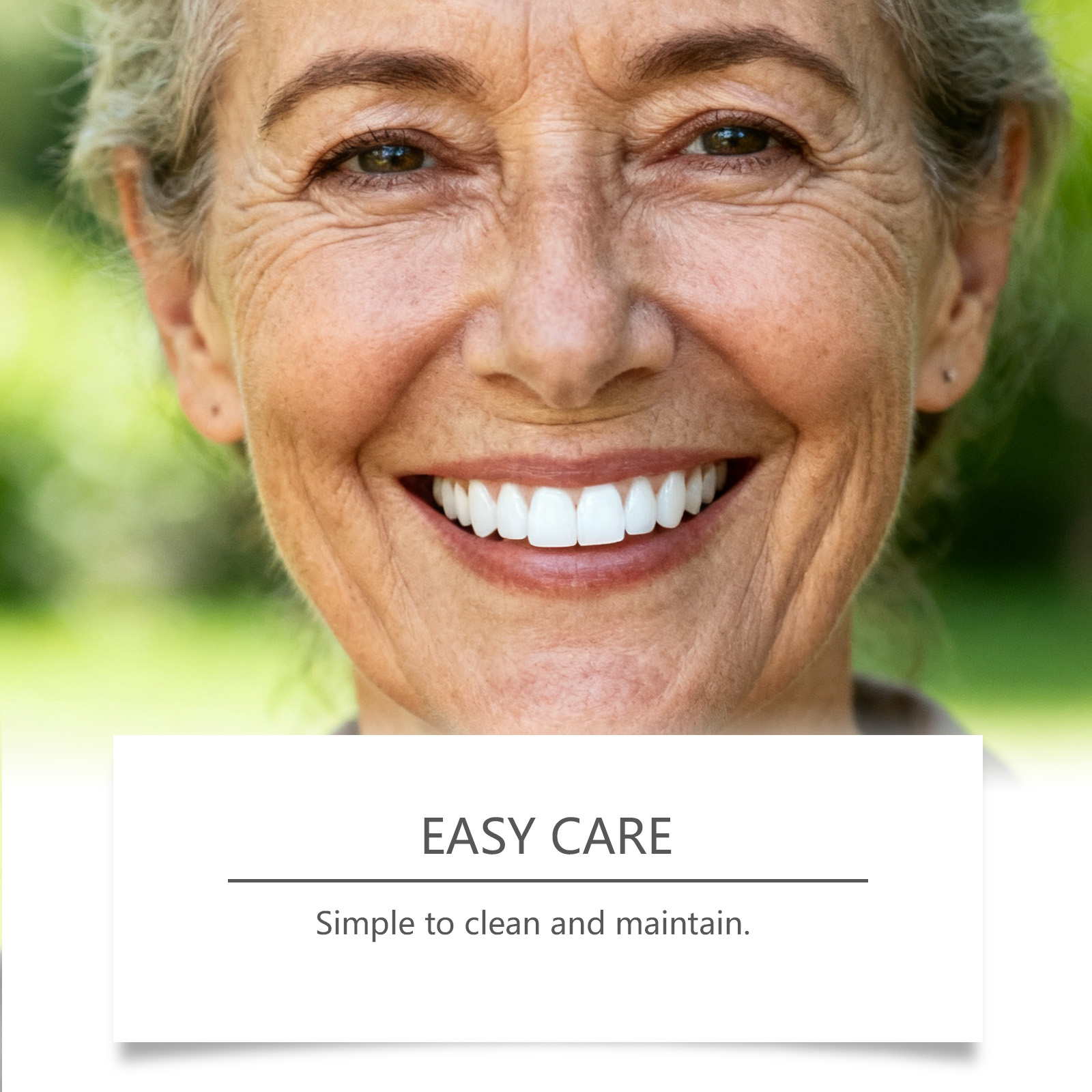 Dentures Full Set Natural Uppe - Teeth Whitening Instant recension och pris