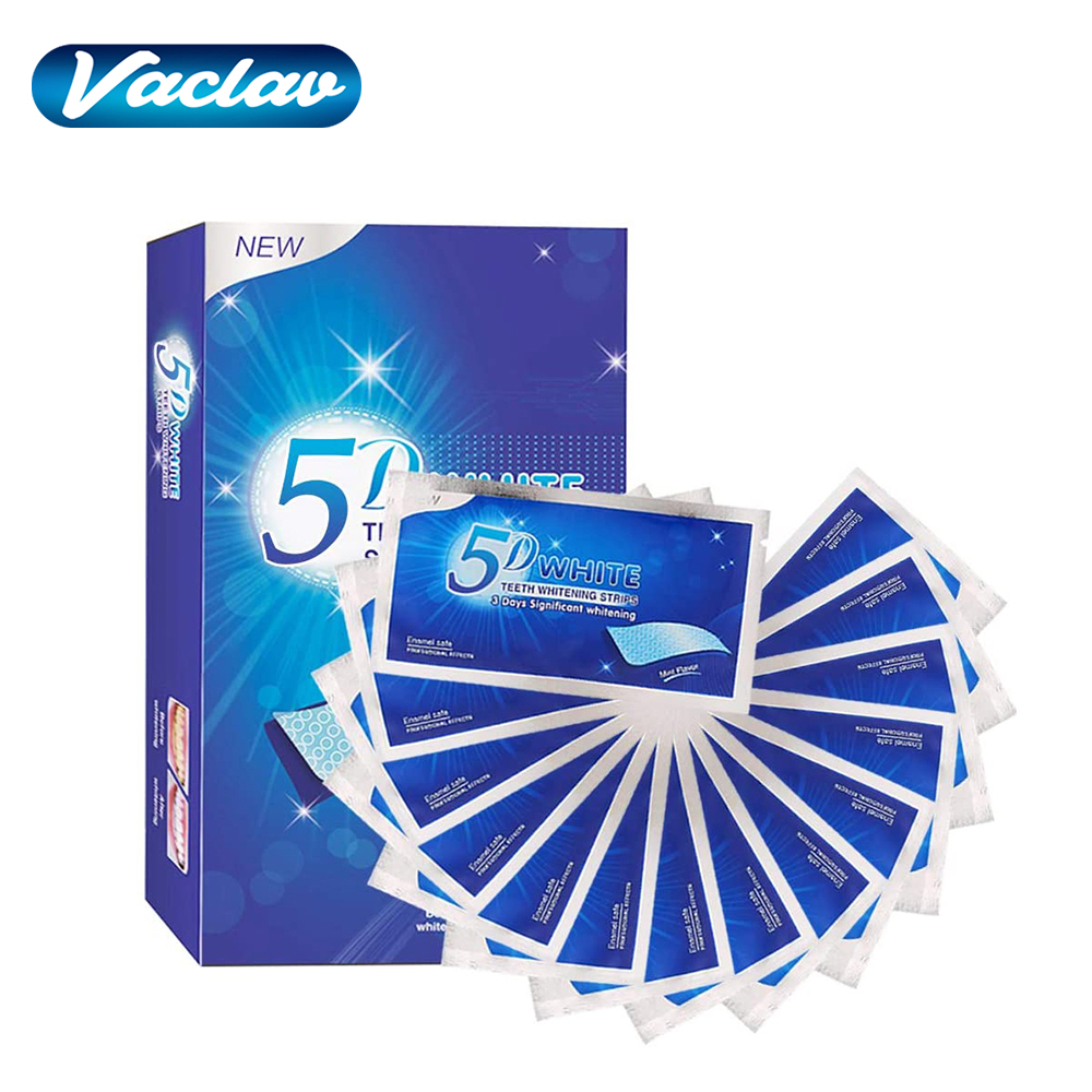 5D White Teeth Whitening Strip - Teeth Whitening Q&M recension och pris