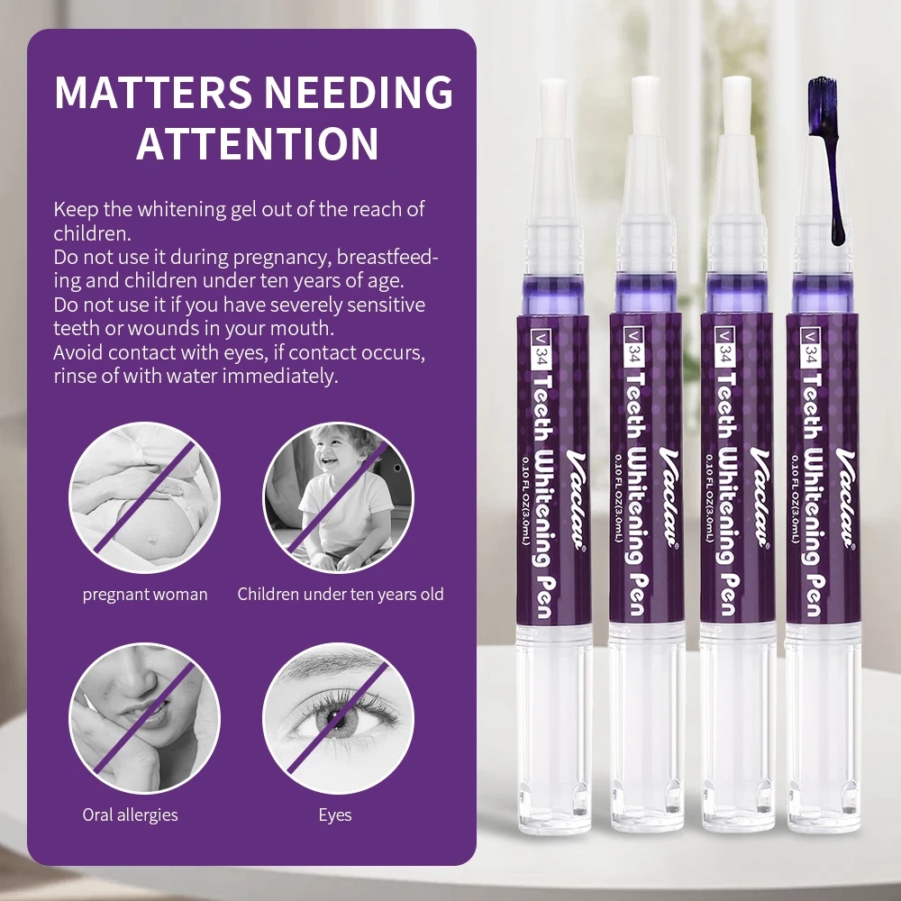 Vaclav V34 Purple teeth whiten - Teeth Whitening Q&M recension och pris