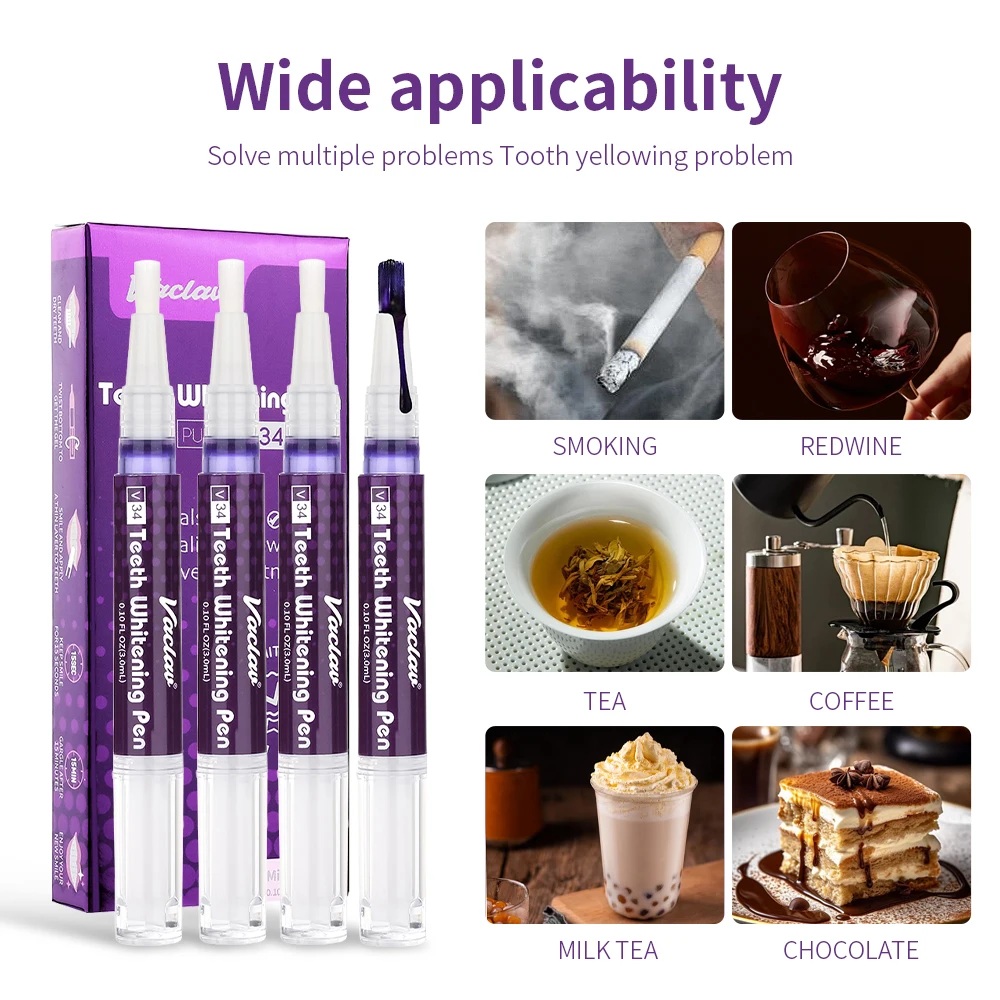 Vaclav V34 Purple teeth whiten - Teeth Whitening Q&M recension och pris