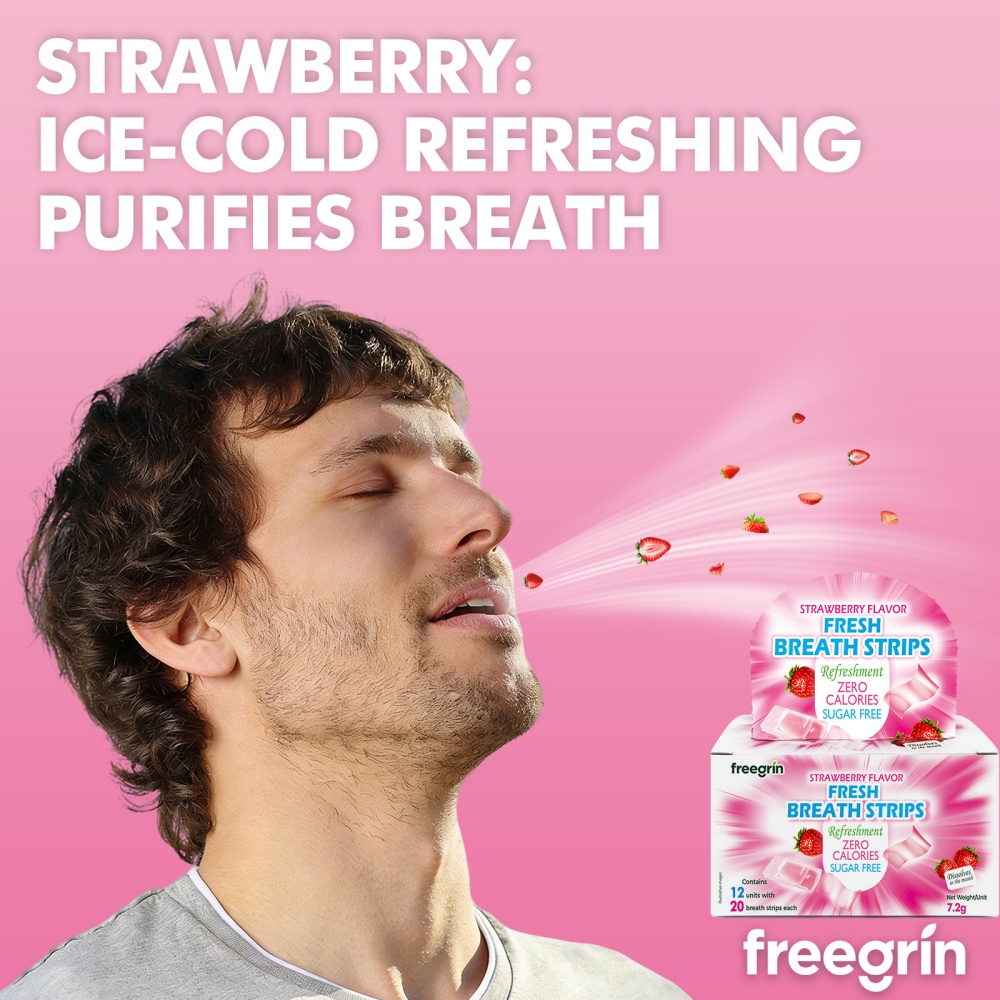 Breath Freshener Cool Strawber - Teeth Whitening In Office recension och pris